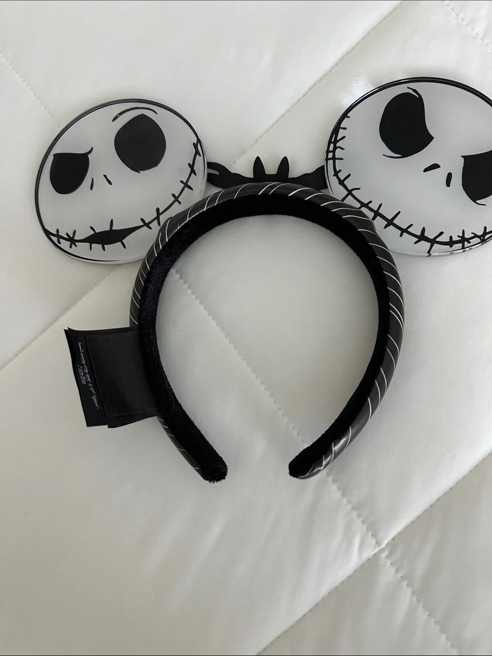 Disney Jack Skellington NBC Ear Headband - Black and White